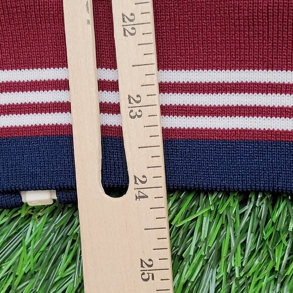 Vintage 80s Footlocker Track Jacket Womens Medium 19x24 Red - Picture 6 of 11